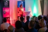 Lesung mit Birgit Fischer, achtmalige Olympiasiegerin im Kanusport, Veranstaltung der Space Party Crew against AIDS e.V., in Gaststätte zur krone, Wetzlar-Münchholzhausen, 28.09.2019. Foto: Christian Lademann